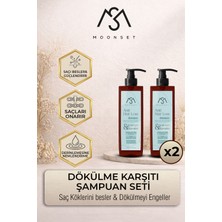 Moonset Anti Hair Loss Şampuan Keratin , Anarcyn içerikli Saç Bakım Şampuanı 400 ML x 2 ADET