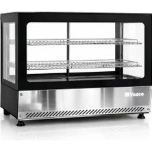 Vosco 120L Tezgah Üstü Soğutmalı Vitrin Dolabı - Panoramik Camlı