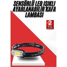 Northcity Sensörlü Kamp Lambası - Ayarlanabilir Kafa Lambası | 6 Led, Şarjlı, Eller Serbest