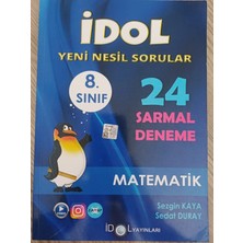 İdol Yayınları 8. Sınıf Matematik Yeni Nesil 24 Sarmal Deneme