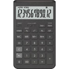 Casio JT-200T-GY 12 Hane Gri Masa Üstü Hesap Makinesi