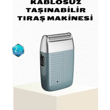 Şarjlı Kuru Kullanım Tıraş Makinesi – Kablosuz, Taşınabilir