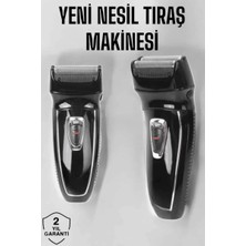 Şarjlı Paslanmaz Çelik Bıçaklı Kablosuz Saç Sakal Tıraş Makinesi