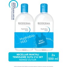 Hydrabio H2O Micellar Makyaj Temizleme Suyu 2'li Set Nemlendirici Yüz ve Göz Çevresi 500 ml