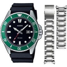 Casio MDV-107 Bill Gates Saati Çelik Kordon Hediyeli