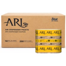 Arı Extra Dispenser Peçete 18 x 200 Adet (Koli İçi 3600 Adet)