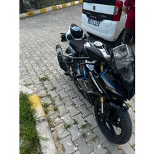 Utku Giyim Rks SRK125 R Baskılı Uyumlu Motosiklet Koltuk Sele Kılıfı Siyah Renk