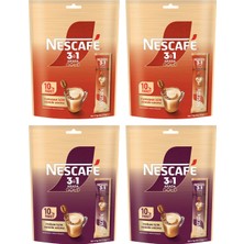 Nescafe Gold 3in1 Yumuşak ve Yoğun Içim 10 Lu 4 Lü Set
