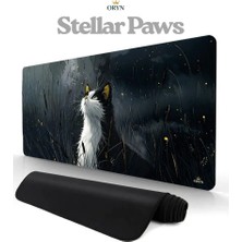 ORYN Primal / Stellar Paws Edition | 70x30 Gaming Mousepad - (3mm Kalınlık)