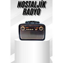Northcity Bluetooth Müzik Kutusu El Fenerli Nostaljik Tasarım - Kablosuz Radyo ve Mp3 Çalar