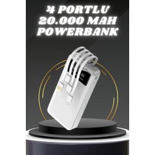 Northcity 20.000 Mah 4 Çıkışlı Powerbank - Hızlı Şarj ve Yüksek Kapasite