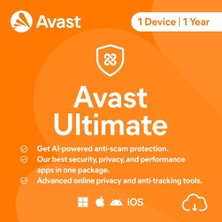 Avast Ultimate 2026 - 1 Cihaz 1 Yıl Resmi Site Kodu