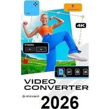 Movavi Video Converter 2026 (Windows) - 1 Pc Süresiz Resmi Site Kodu