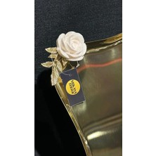 Mikasa Moor Beyaz Gül Gold Tepsi 32X28X5CM