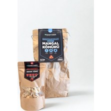 Gartner Briket  Mangal Kömürü 2.5 kg & 15'lik Ateş Tutuşturucu