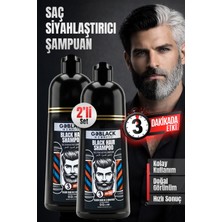 Saç Siyahlaştırıcı Şampuan 2’li Avantajlı Paket 400ML. x 2 Adet