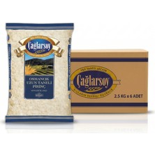 Çağlarsoy Organik Osmancık Pirinç 2.5 kg x 6’lı Paket Yerli Bakliyat Sağlıklı Beslenme Yerli Üretim
