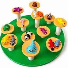 Tavşan Yumi Hareketli, Renkli, 15 Adet Çeşitli Küçük Hayvan Figürleri '4 cm' Eğlenceli Anahtarlık