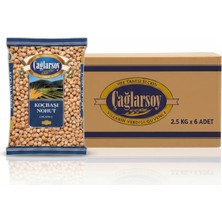 Çağlarsoy Organik Koçbaşı Nohut 2.5 kg x 6’lı Paket Yerli Üretim