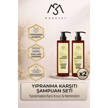 Moonset Yıpranma Karşıtı, Nemlendirici, Onarıcı, Besleyici, Saç Bakım Şampuanı Keratin+Collagen 400 ML x 2 ADET