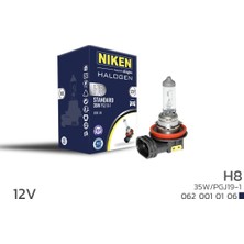 Niken 12V H8 35W Halojen Ampul