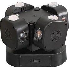 Westa Dört Başlıklı LED Beam ve Halo'lu Lazer Sahne Işığı, Düğün Salonu , Eğlence Mekanı, Kına Salonları Işık Sistemi