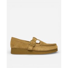 Clarks Wallabeeevobar Dark Sand Suede Kadın Bej Günlük Ayakkabı 26183152