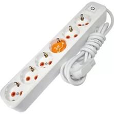 Herşey Trend Herşeytrend Asel 6'lı Grup Priz Anahtarlı 3mt