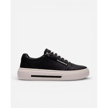 Clarks Hollyrose Zip Black Leather Kadın Siyah Günlük Ayakkabı 26185913
