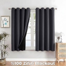 100% Zifiri Blackout Kuşgözü Dikim Tek Kanat
