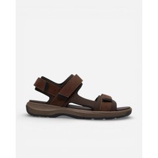 Clarks Guideview Trek Beeswax Leather Erkek Kahverengi Sandalet 26187590
