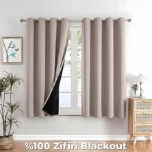 100% Zifiri Blackout Kuşgözü Dikim Tek Kanat
