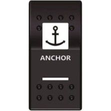 Maroces MR-134M-S11 Marin Switch (On)-Off-(On) 3 Bacaklı 12-24V Kırmızı Çapa Irgatı