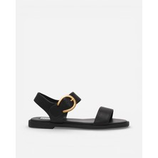 Steve Madden Resorts  Black Leat Kadın Siyah Sandalet Resorts