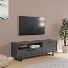Nilah Gupse 120 cm Modern Tv Sehpası Antrasit