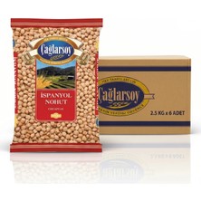 Çağlarsoy Organik Ispanyol Nohut 2.5 kg x 6’lı Paket Yerli Üretim