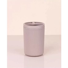 Herşey Trend Herşeytrend Çizgili Yuvarlak Diş Fırçalık