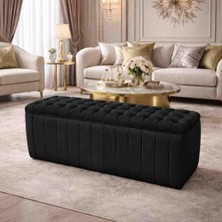 Muba Online Premium Kapitone Dilimli Puf Bench, Göz Alıcı Lüks Görünüm ve Modern Dekor Için Üst Düzey Şıklık!”