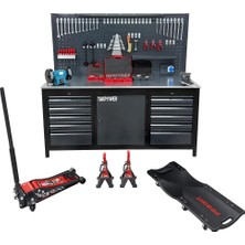 Takpower Oto Servis ve Hobi Garaj Seti Premium - Premium Servis Seti
