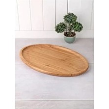 Herşey Trend Herşeytrend Bambu Sunum Tabağı 28X18 cm Bls BS-2818