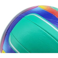 Voleybol Topu Desenli 280 gr - VB-810-YEŞİL (Lisinya)