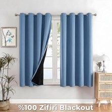 100% Zifiri Blackout Kuşgözü Dikim Tek Kanat