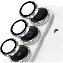 Fibaks Galaxy S26 ve S26 Plus Ar+ Af Kamera Lensi Koruyucu Cam Çizilmeye Dirençli Hd Koruma Gümüş Kılıf
