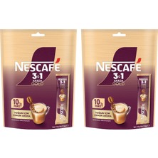 Nescafe Gold 3in1 Yoğun Içim 17 gr 10 Lu x 2 Adet
