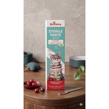 Biofeline Sterile Paste Kısırlaştırılmış Kediler Için Bağışıklık Destekleyici Macun 100GR - Taurin & Kızılcık Katkılı