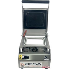Besa Endüstriyel Besa Paslanmaz Tek Bölmeli Tabak Kapatma Makinesi