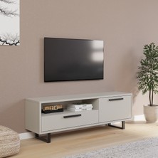 Nilah Gupse 120 cm Modern Tv Sehpası Kum Taşı