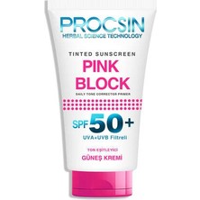 Procsin Pink Block Aydınlatıcı Güneş Kremi SPF50+ 50 ml