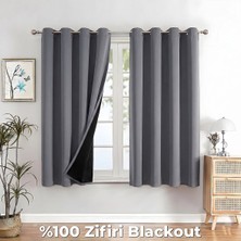 100% Zifiri Blackout Kuşgözü Dikim Tek Kanat