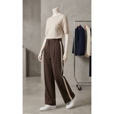 362 Fashion Butik Yanı Çizgili Pantolon